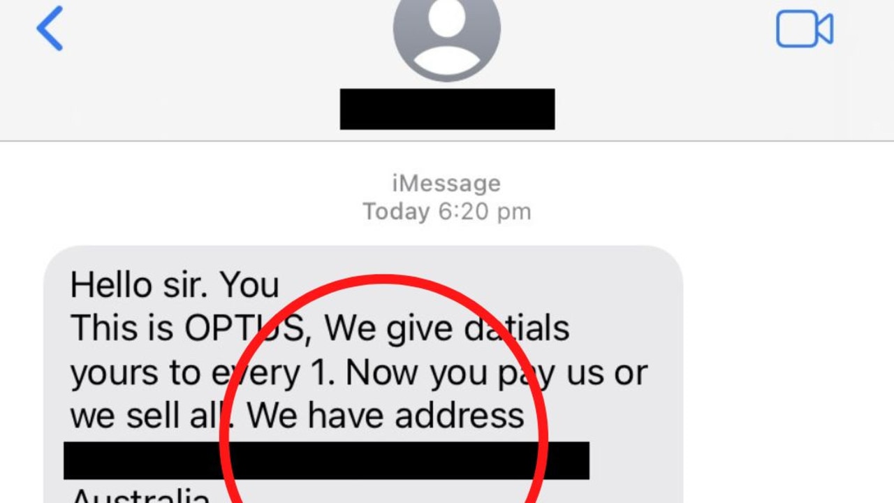 Optus Hack Scammers Texting Victims Demanding Payment Daily Telegraph