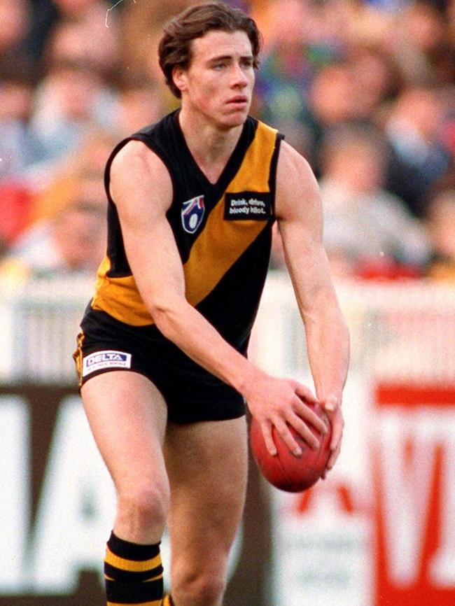 Richmond star Matthew Richardson in his early playing days.