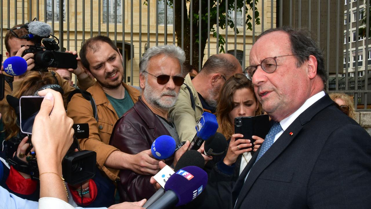 Former president of France Francois Hollande will run for left wing coalition Nouveau Front Populaire. Picture: Pascal Lachenaud/AFP