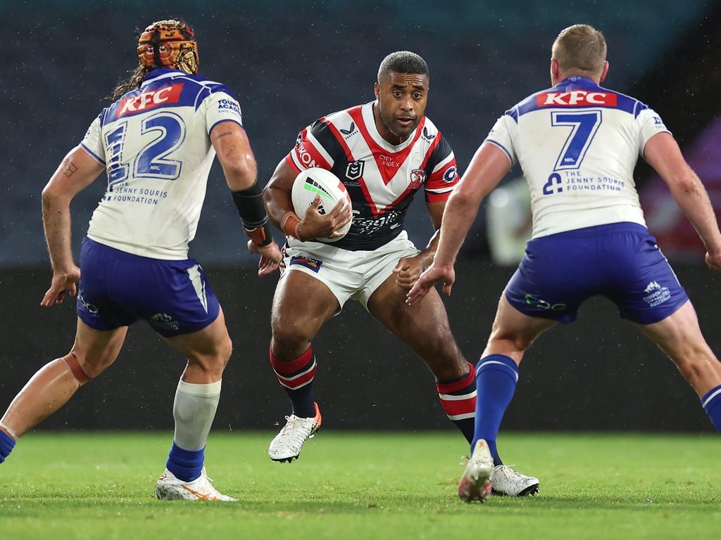 Without a number of their key stars, Michael Jennings could be poised to play an important role for the Roosters going forward. Picture: Cameron Spencer/Getty Images