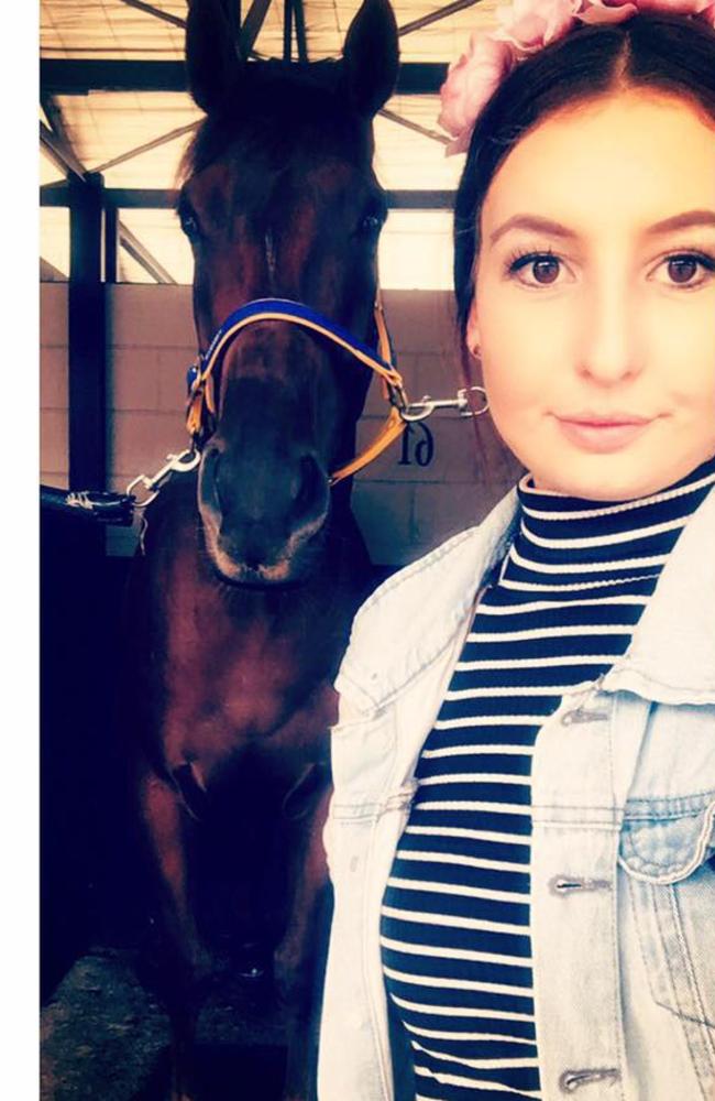 Steph Boody, 23, worked part time as a stablehand on the Gold Coast. Picture: Facebook.