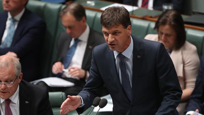 Federal Energy Minister Angus Taylor has signed off on a $100 million loans program to help South Australians cut their power bills by buying household batteries. Picture Kym Smith