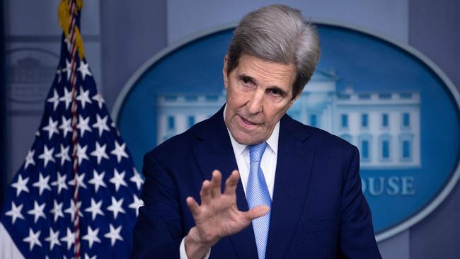 US envoy for climate John Kerry took part in the summit. Picture: Brendan Smialowski/AFP