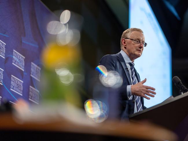 RBA Governor Philip Lowe warns a surge in migration could affect the RBA hitting its inflation target. Picture: NCA NewsWire / Gary Ramage