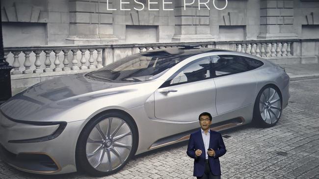 LeEco co-founder Lei Ding. Picture: Jeff Chiu/AP