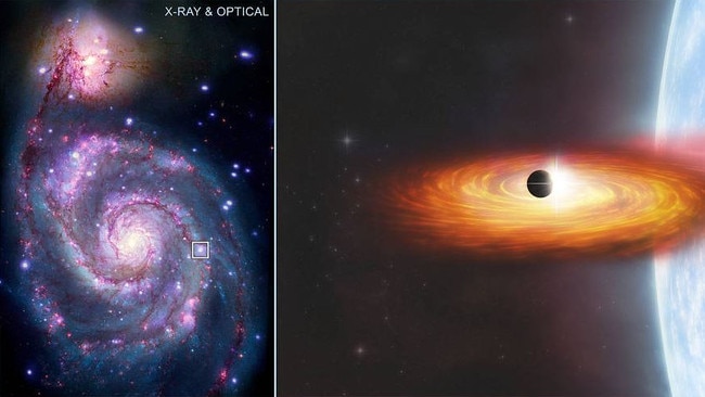 Signs of a planet transiting a star outside of the Milky Way galaxy may have been detected for the first time. Picture: NASA