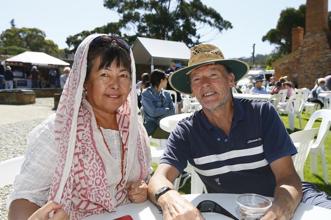 Clarence Jazz Festival at Rosny Barn. Ami Nakamora and Alfred Merse of Margate. PICTURE: MATT THOMPSON