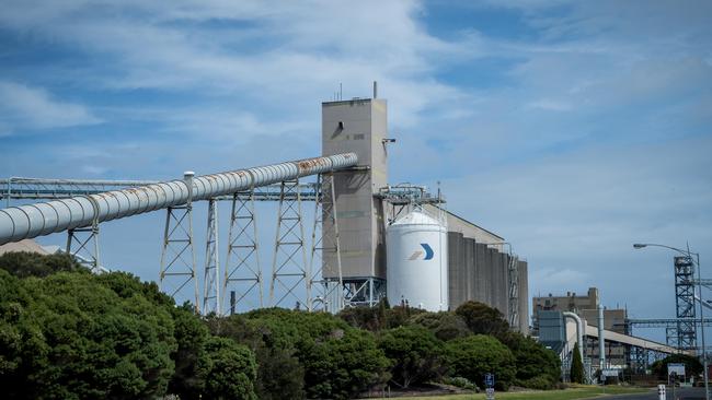 Portland's Alcoa aluminium smelter. Picture: Jake Nowakowski.