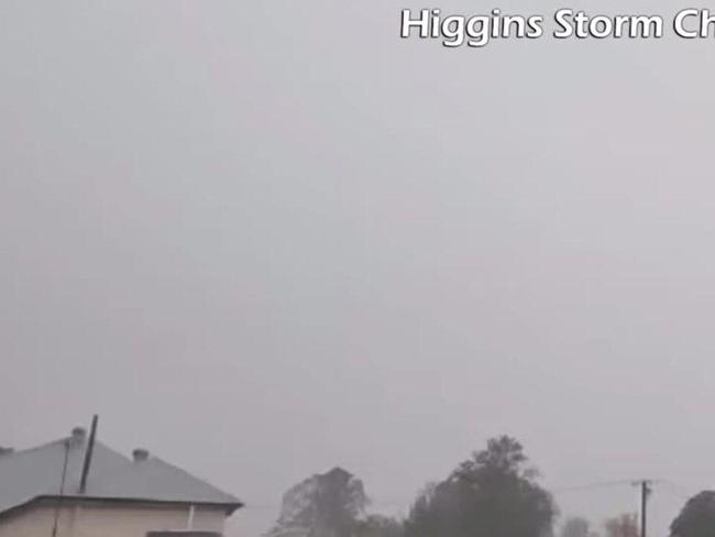 Lightning strike hits house during wild storms