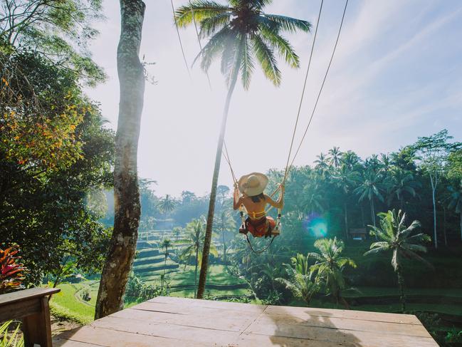 The swing has previously claimed the life of a Frenchman who fell 15m. Picture: Supplied