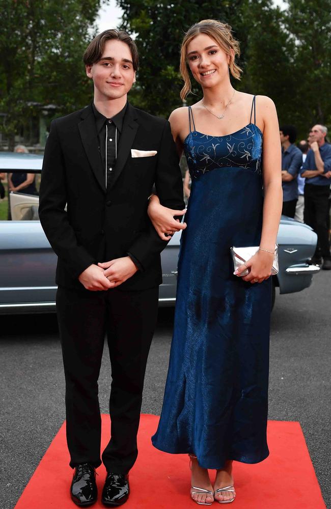 William Heather and Kirra Boyd at Nambour State College School Formal. Picture: Patrick Woods.