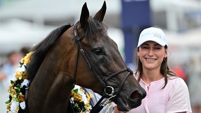 Orchestral after winning the Magic Millions 3YO. Picture: Race Images