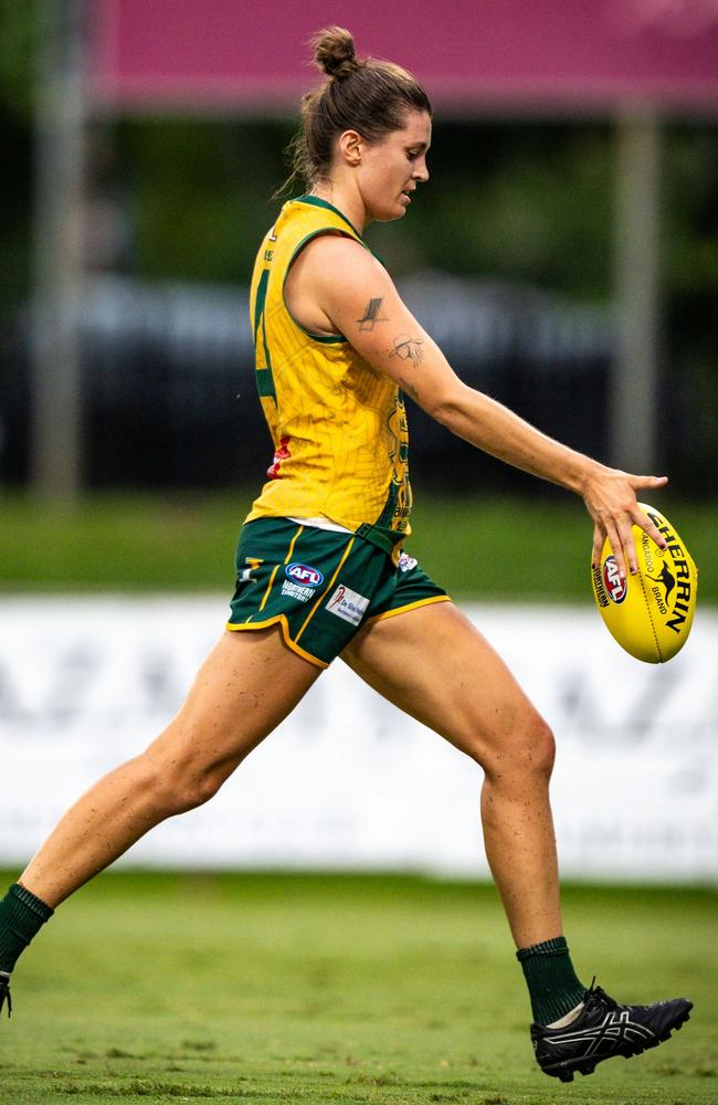 Nadia von Bertouch for St Mary's 2024-25. Picture: Patch Clapp / AFLNT Media