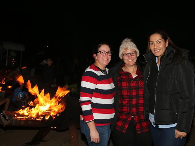 Micky Hasted, Kylie Dixon and Margaret Murphy at Killarney Bonfire Night 2019.