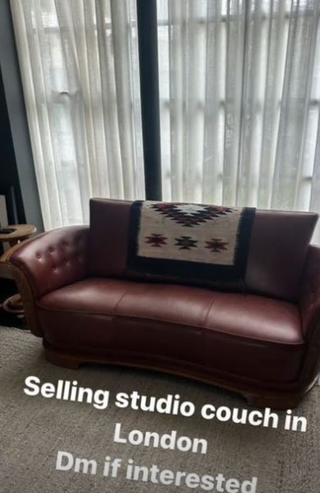 Madonna's son Rocco is selling this couch online.