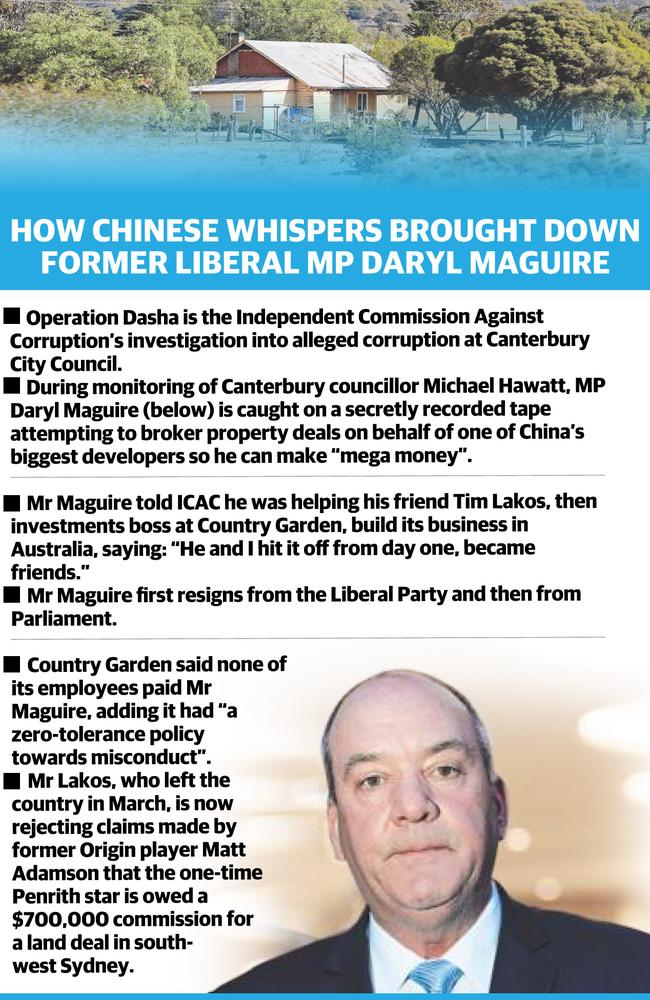 A timeline of events that brought down MP Daryl Maguire.