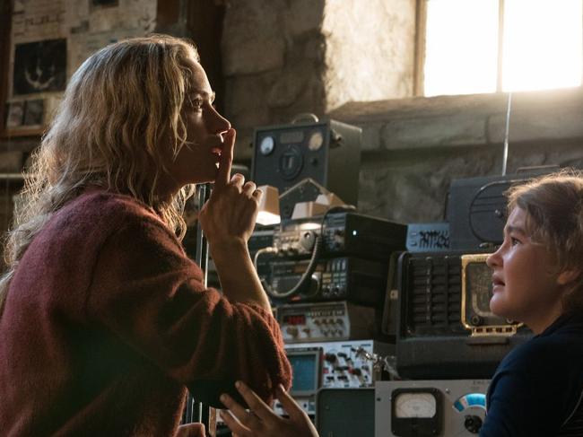 Silence plays a ket role in The Quiet Place, as does the amazing Emily Blunt. Picture: Paramount+