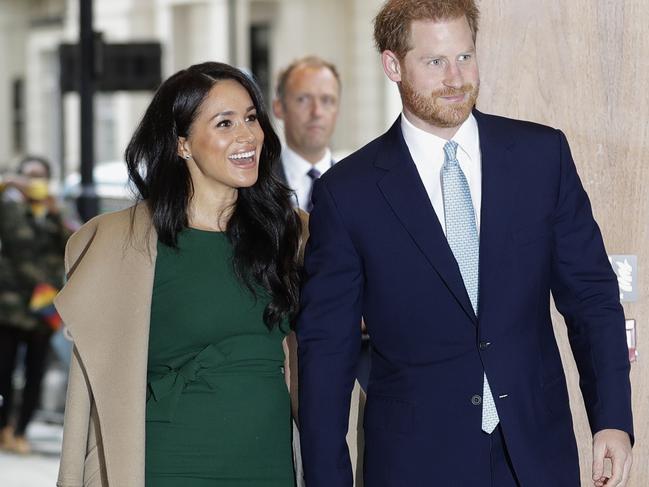 The Sussexes attracted criticism for taking four private jets in 11 days last year. Picture: AP