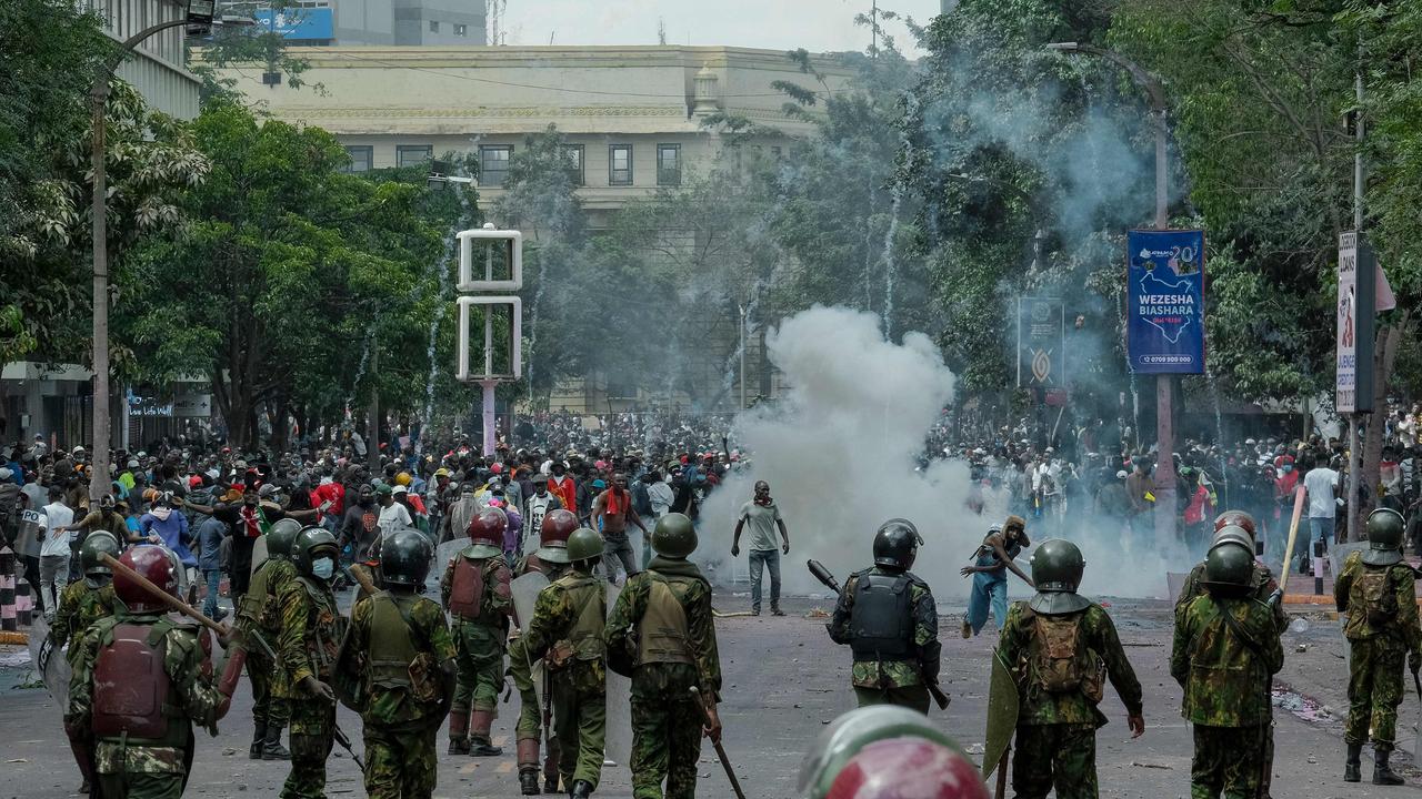 Cops open fire as tax protesters storm Kenyan parliament | The Australian