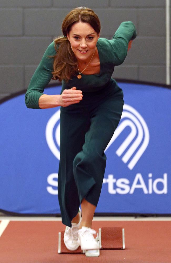 Kate Middleton shows sporty side at London Stadium | Herald Sun