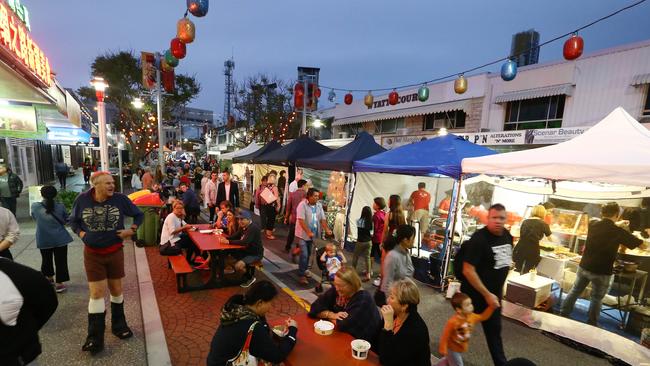 One of the busy markets held in Chinatown. Picture Glenn Hampson