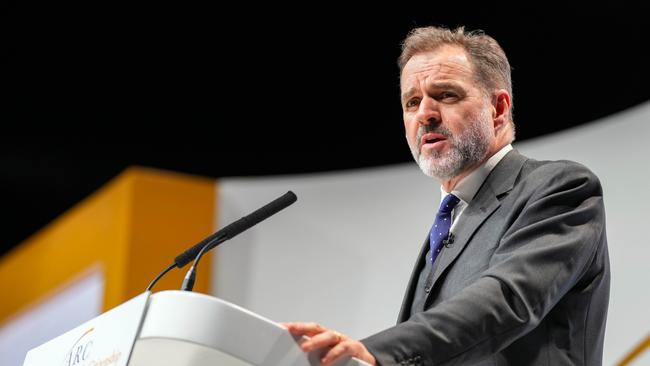 Niall Ferguson addresses the 2023 Alliance For Responsible Citizenship Conference in London. Picture: James Whatling / Parsons Media