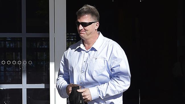 Thomas Lynch is seen leaving the Darwin Supreme Court in August 2018