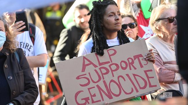 A pro-Palestine protest in Adelaide. Picture: Keryn Stevens