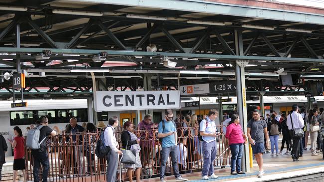 7.5 per cent of trains across the network were late in the 2019-20 financial year. Services are classed as late where they arrive at their destination more than five minutes after the timetabled arrival. Picture: Christian Gilles