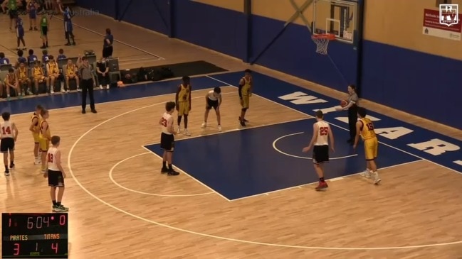 Replay: Basketball QLD U14 Boys Finals - SWM Petro Purple v SD Titans  (Div 2, grand final)