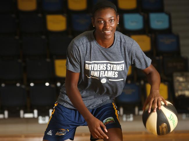 Sydney Uni Flames player Asia Taylor has found a home with the club. Pic: Bob Barker.