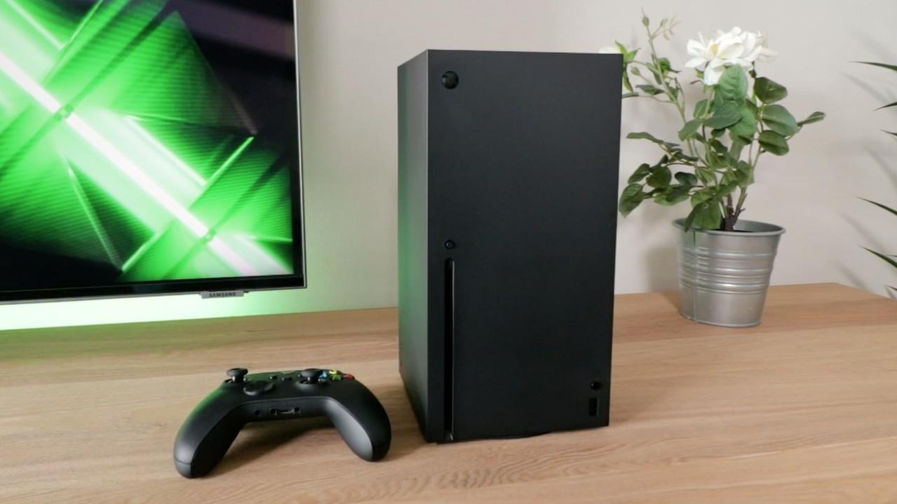 The Xbox Series X has a ‘whisper-quiet’ fan and immense power. Picture: Supplied.