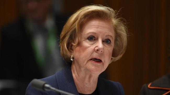 Australian Human Rights Commission President Gillian Triggs at this week’s Senate estimates hearings.