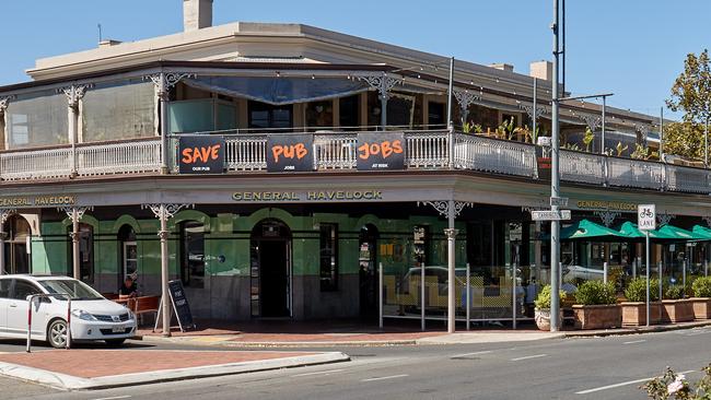 The Havelock Hotel on Hutt Street AAP Image/MATT LOXTON.