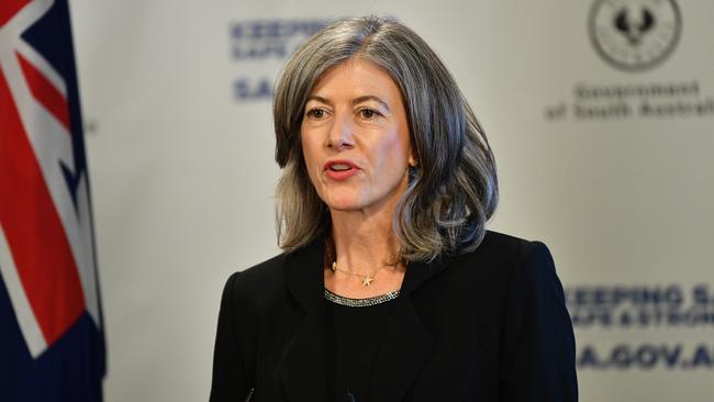 SA Chief Public Health Officer Prof Nicola Spurrier. Picture: AAP / David Mariuz