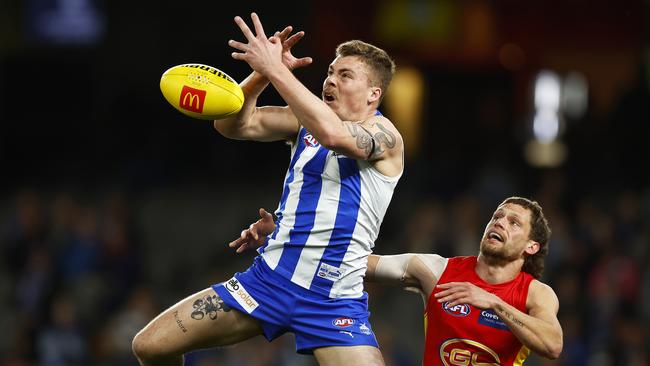 Cam Zurhaar has re-committed to North Melbourne until at least the end of the 2024 season. Picture: Getty Images