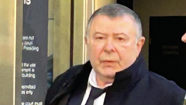 Melbourne massage therapist Anatoly Kitayevich outside the County Court.