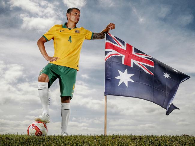 Tim Cahill is Australian Football’s lucky charm. Picture: Colleen Petch.