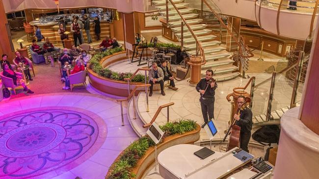 British citizen David Abel broadcast live from quarantined Diamond Princess cruise ship in Yokohama. Picture: Supplied/ David Abel