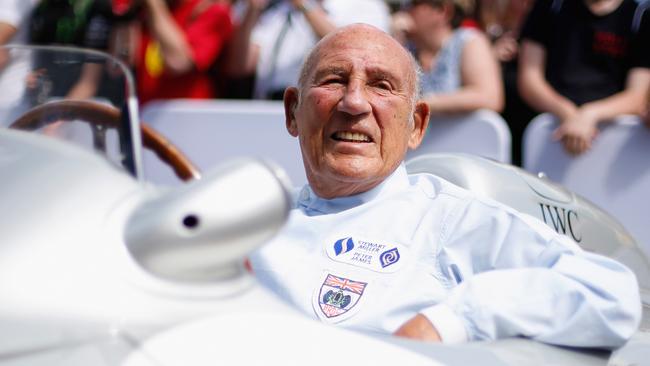 Sir Stirling Moss at Goodwood in 2015.