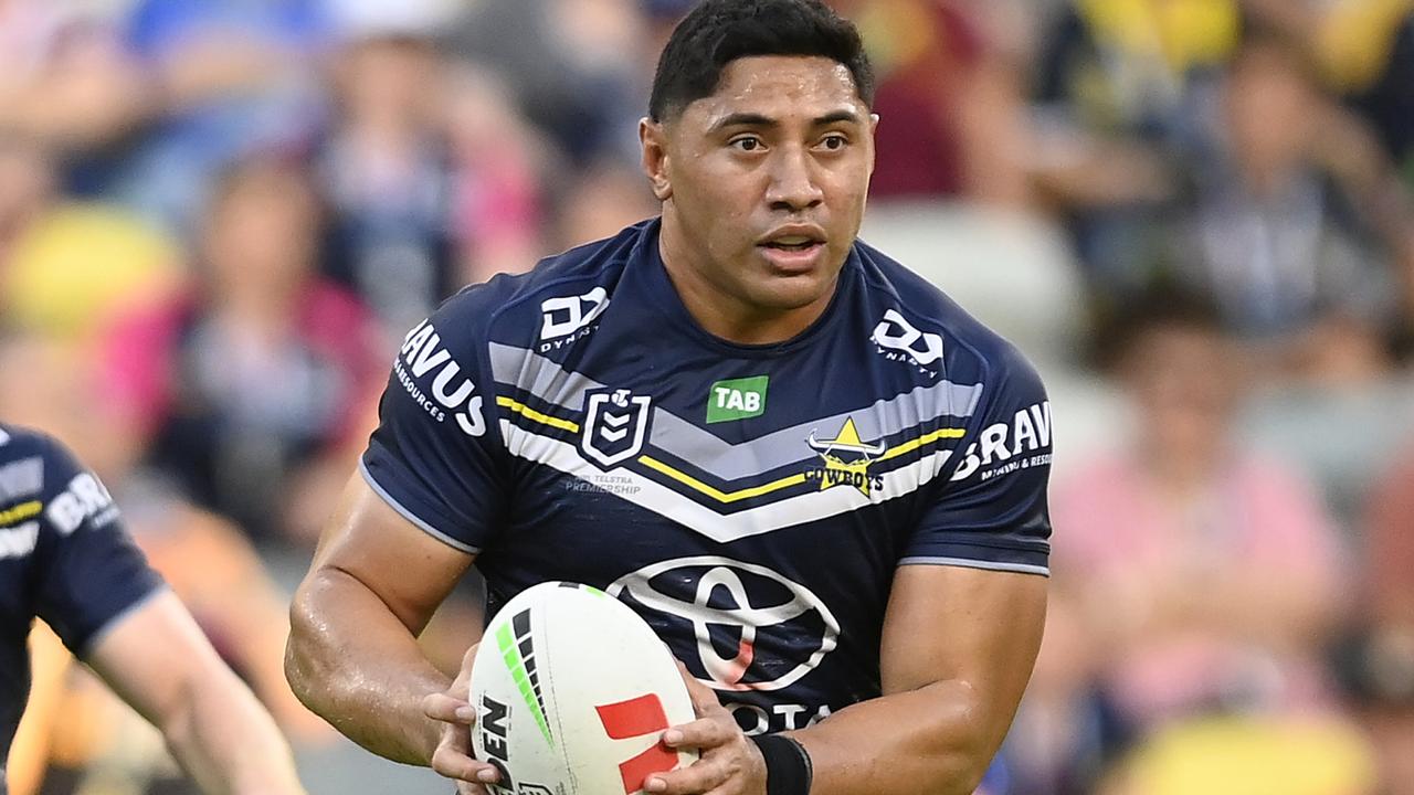 Jason Taumalolo has been ruled out of Friday’s game against the Eels after he failed to recover in time from a knee injury. Picture; Ian Hitchcock/Getty Images