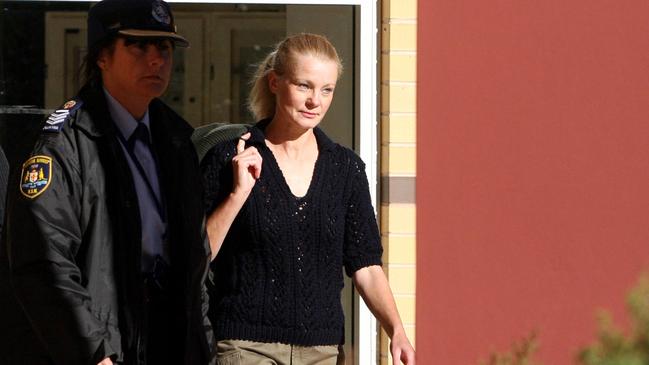 Lucy Dudko leaves Dillwynia Correctional Centre after serving 7 for hijacking a helicopter to airlift her lover from Silverwater jail in 1999. Picture: Supplied