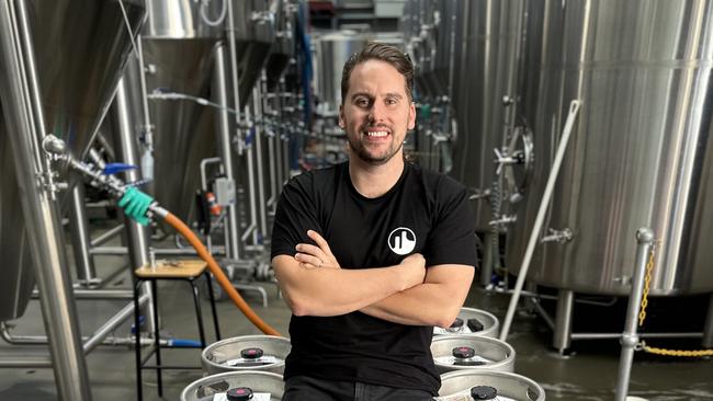 White Bay Brewery’s Jackson Davey was “hopeful” about the future. Picture: Supplied