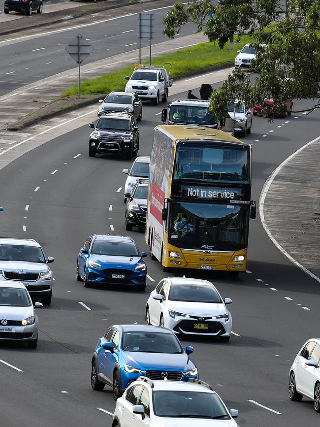 Extra buses were in operation to ease the load. Picture: NCA Newswire / Gaye Gerard