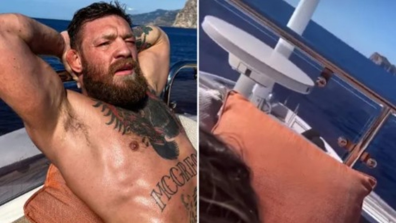 Conor mcgregor louis vuitton delivered to back of yacht｜TikTok Search