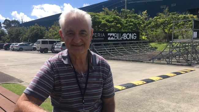 Billabong shareholder and Tugun resident Martin Davis, 81. Photo: Kathleen Skene