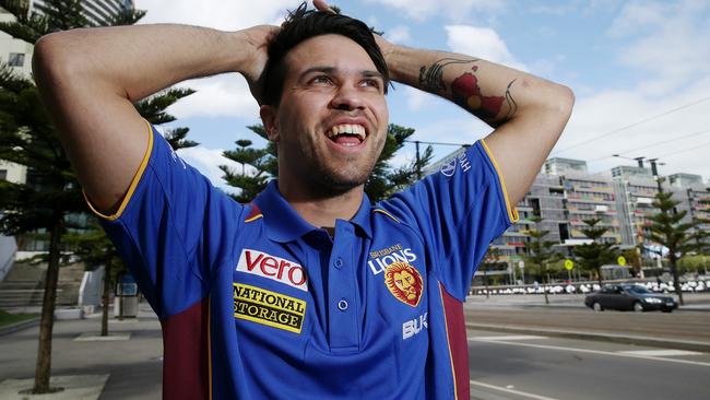 Allen Christensen found his way to Brisbane Lions. Picture: Colleen Petch.