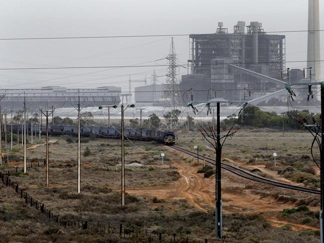 The last coal train heads to Port Augusta. Picture: Dean Martin