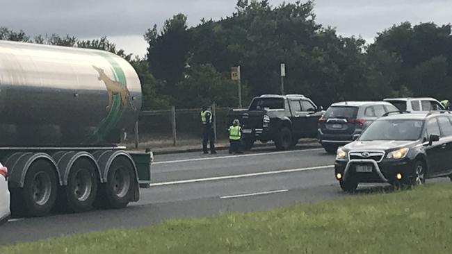 Breaking News Breaking News Crash on Bass Highway near Camdale. Photo: Helen Kempton