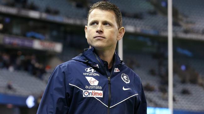 Carlton coach Brendon Bolton. Picture: Michael Klein